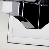 Amalia Polished Chrome Opal Glass Bathroom Wall Light