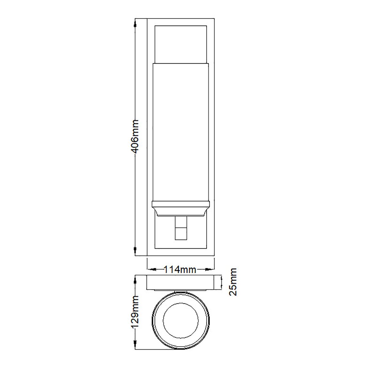 Amalia Polished Chrome Opal Glass Bathroom Wall Light