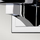 Amalia One-Light Polished Chrome Bathroom Wall Fixture