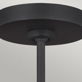 Midnight Black Asher 5-Light Pendant with Gold Leaf Interior