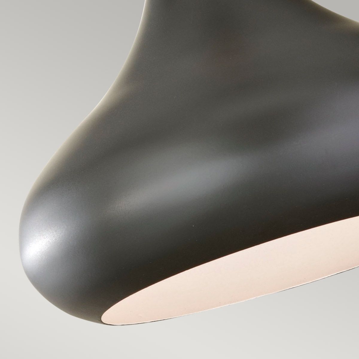 Sleek Black and Copper Retro Pendant Light