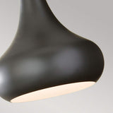 Contemporary Black and Copper Mini Pendant Light