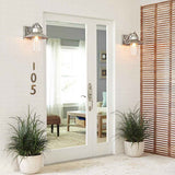 Boynton Medium Exterior Wall Lantern - Painted Brushed Steel