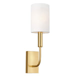 Brianna Contemporary Burnished Brass Wall Sconce