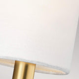 Brianna Elegant Dual Wall Sconce in Burnished Brass