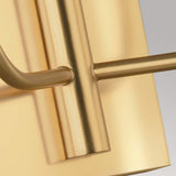 Brianna Elegant Dual Wall Sconce in Burnished Brass