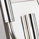 Brianna Dual Light Wall Sconce - Contemporary Polished Nickel Finish