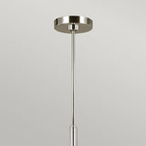 Brianna 6 lt Chandelier Polished Nickel