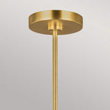 Brianna Modern Elegance 9-Light Chandelier in Burnished Brass