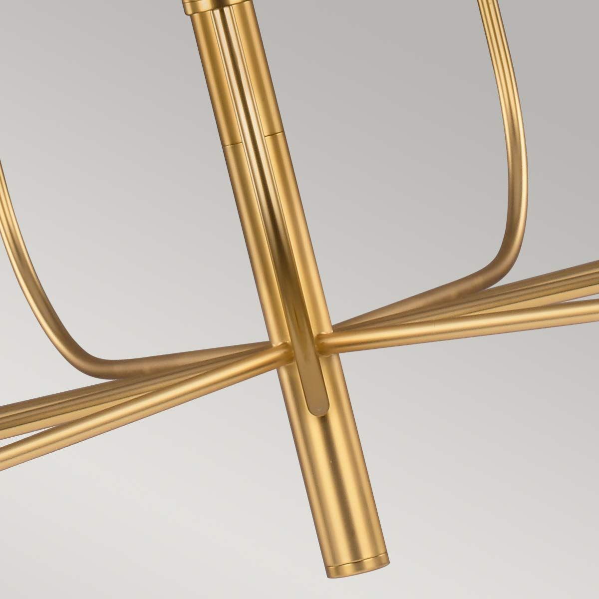 Brianna Modern Elegance 9-Light Chandelier in Burnished Brass