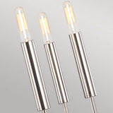 Brianna Chandelier in Polished Nickel - 9-Light Modern Elegance