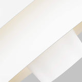 Brisbin Matte White Three-Tier Pendant Light