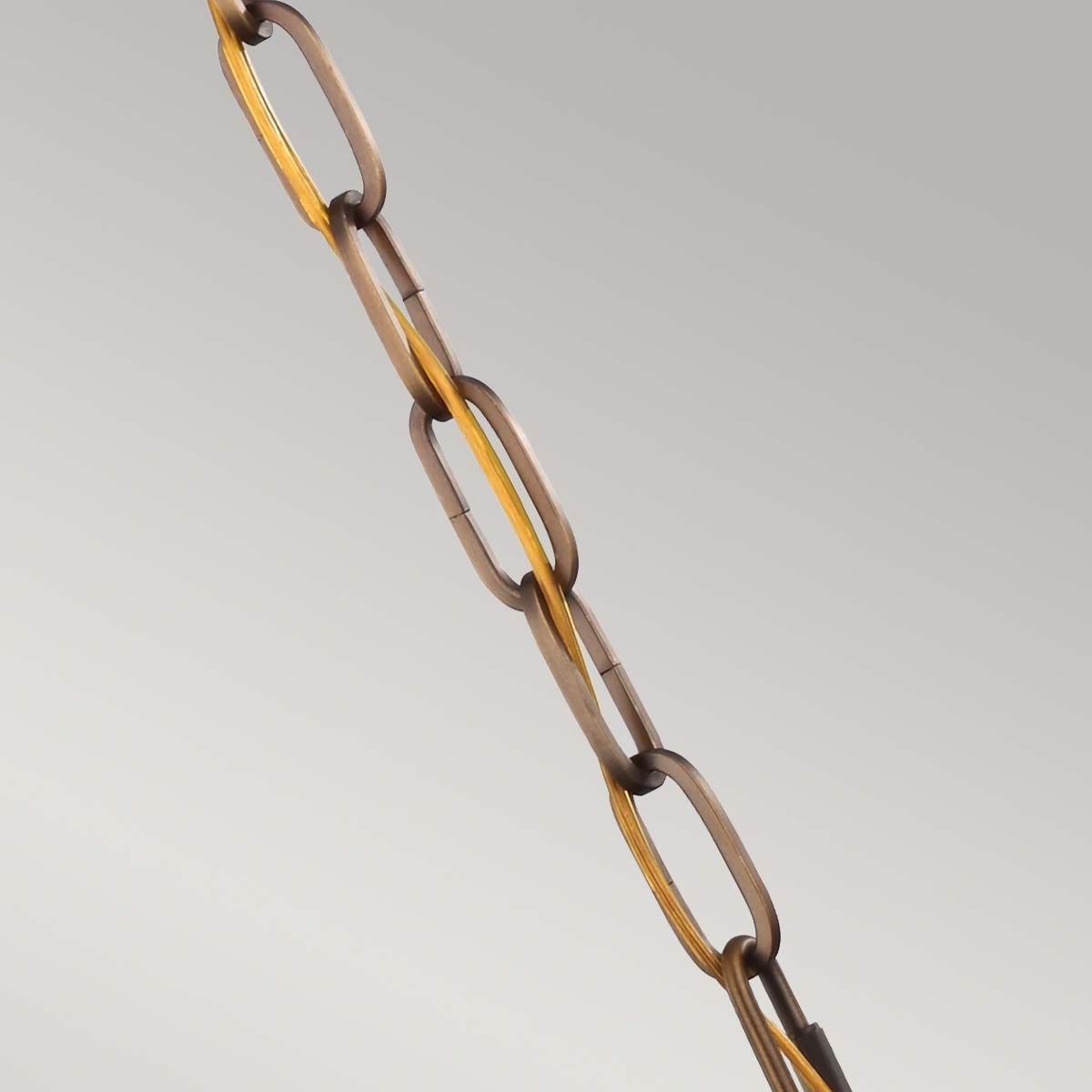 Contemporary Brushed Brass and Matte Black Industrial Pendant Light