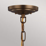 Contemporary Brass and Black Industrial Dome Pendant Light