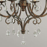 Chateau Mocha Bronze 6-Light European-Inspired Chandelier
