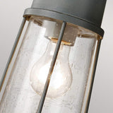 Vintage Marine-Style Storm Cloud Lantern with Speckled Glass