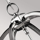 Corinne Illuminated Crystal Sphere Pendant Light - 3 Bulb Design