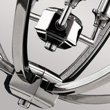 Corinne Illuminated Crystal Sphere Pendant Light - 3 Bulb Design