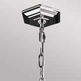 Corinne Diamante 6-Light Polished Nickel Globe Pendant with Crystal Accents