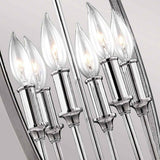 Corinne Diamante 6-Light Polished Nickel Globe Pendant with Crystal Accents