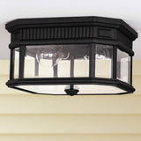 Cotswold Lane Black Hexagon Ceiling Lantern