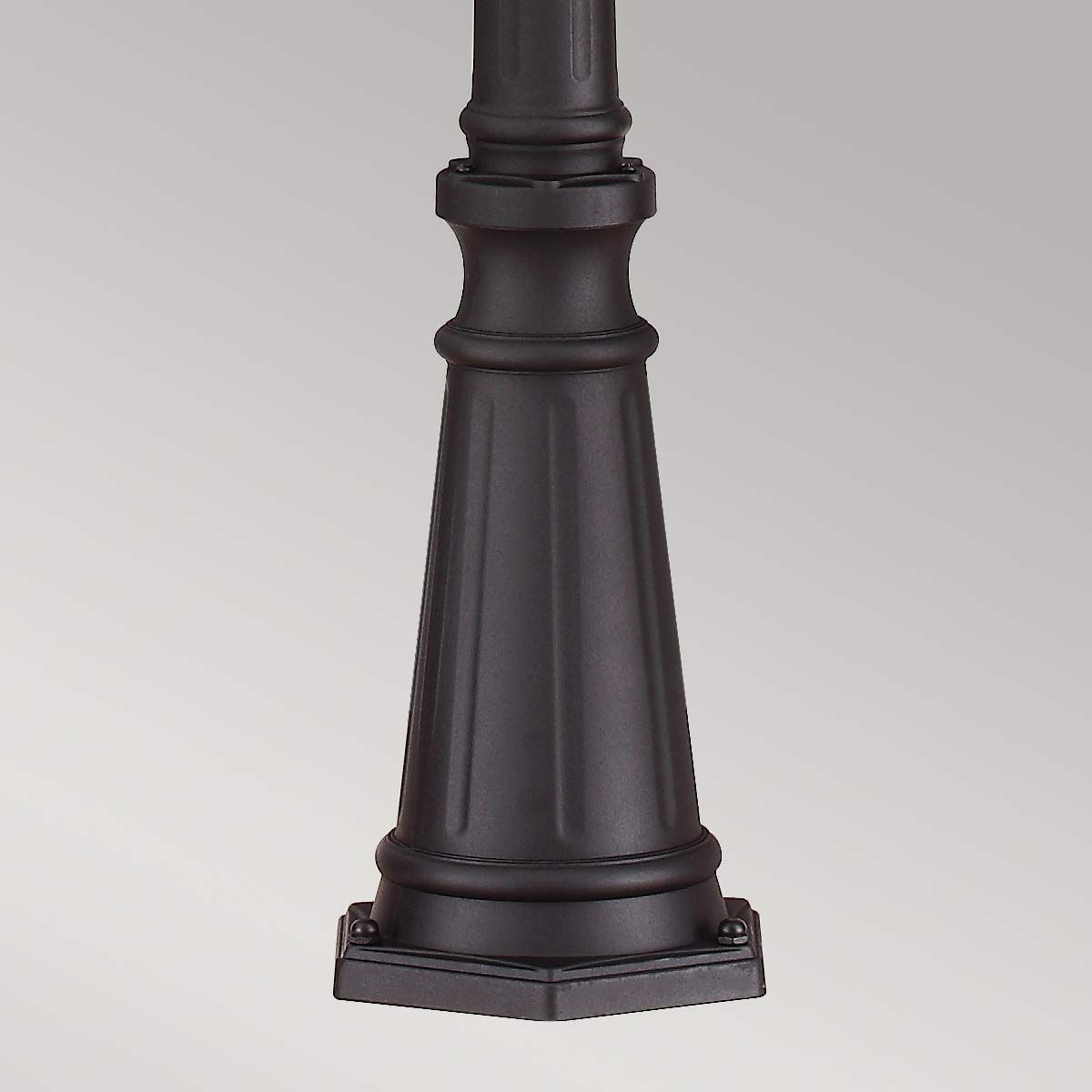 Victorian Elegance: Black Tall Driveway Post Lantern