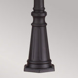 Victorian Elegance: Black Tall Driveway Post Lantern