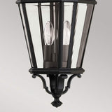 Vintage-Style Exterior Medium Black Porch Lantern