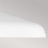 Darwin Pendant Light with Matte White Metal Shade and Natural Wood Accent