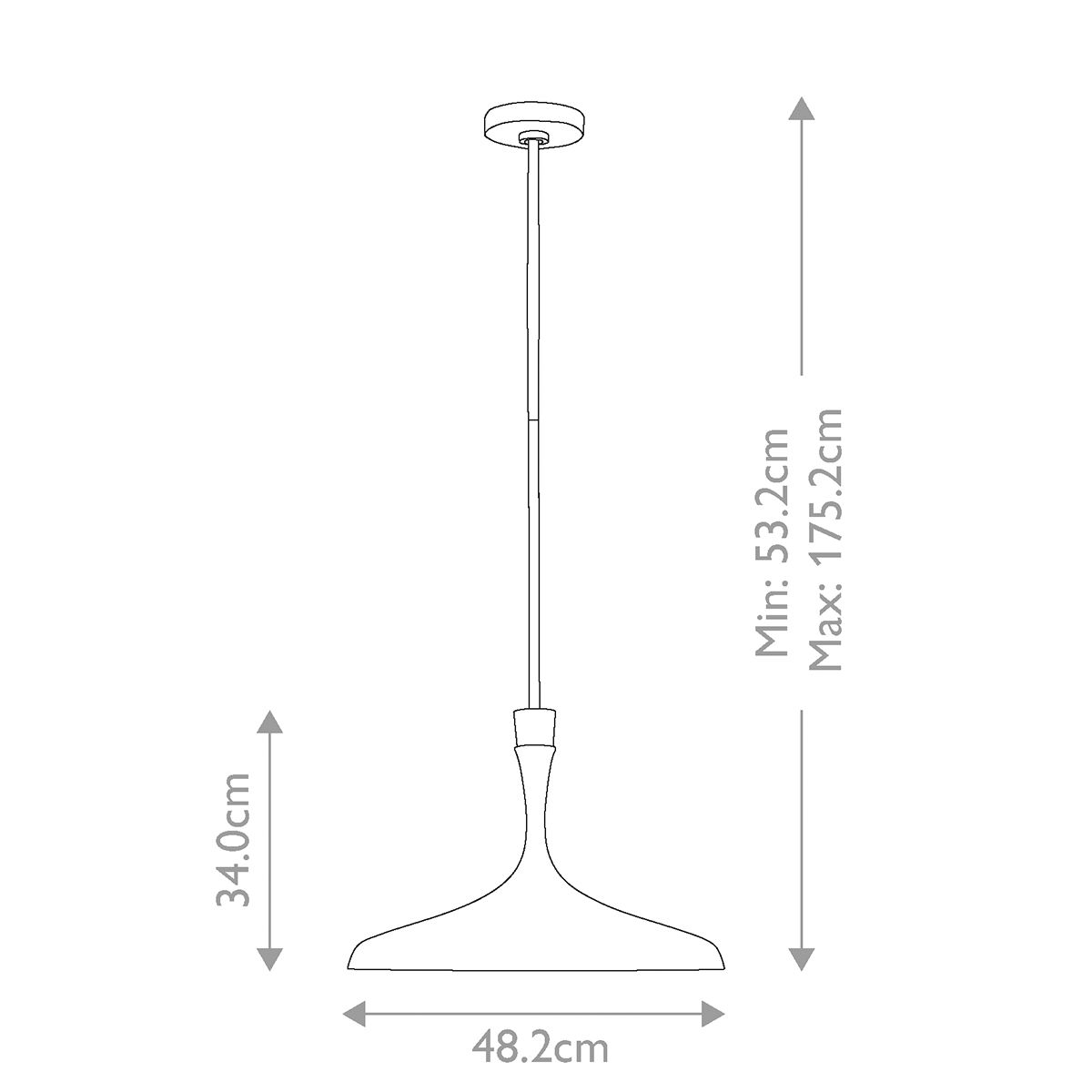 Darwin Pendant Light with Matte White Metal Shade and Natural Wood Accent