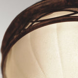Elegant Edwardian Scavo Glass Flush Ceiling Light