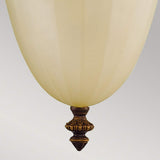 Edwardian Elegance Wall Uplighter - Warm Walnut Finish