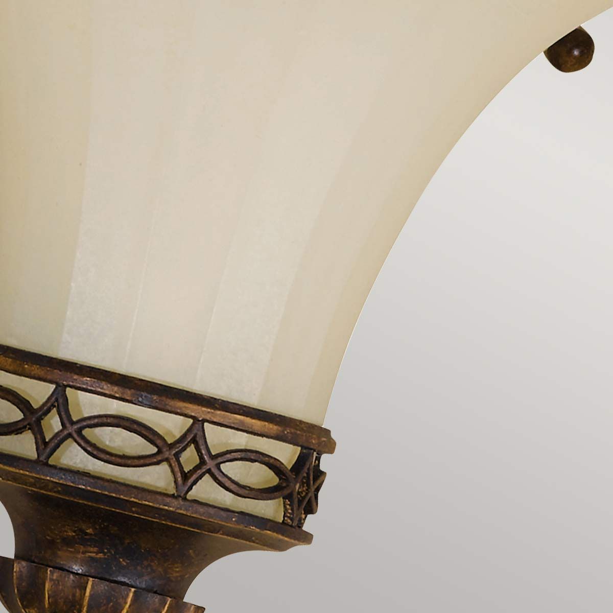Walnut Edwardian Elegance Wall Sconce