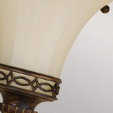 Walnut Edwardian Elegance Wall Sconce