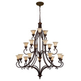 Edwardian Elegance 18 Light Interior Chandelier