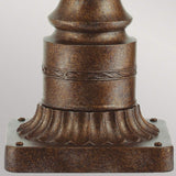 Exquisite Victorian Bronze Lantern with Pedestal Display