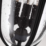 Victorian Black Pillar Lantern Light with English Countryside Charm
