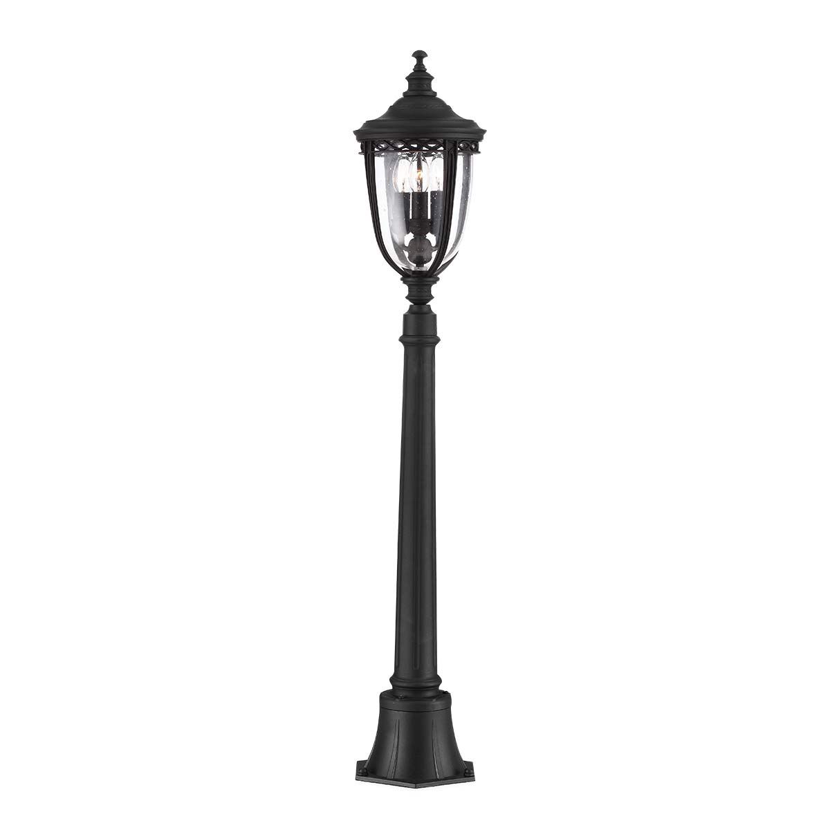 Victorian Elegance Black Pathway Lantern Post