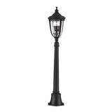 Victorian Elegance Black Pathway Lantern Post