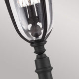 Victorian Elegance Black Pathway Lantern Post