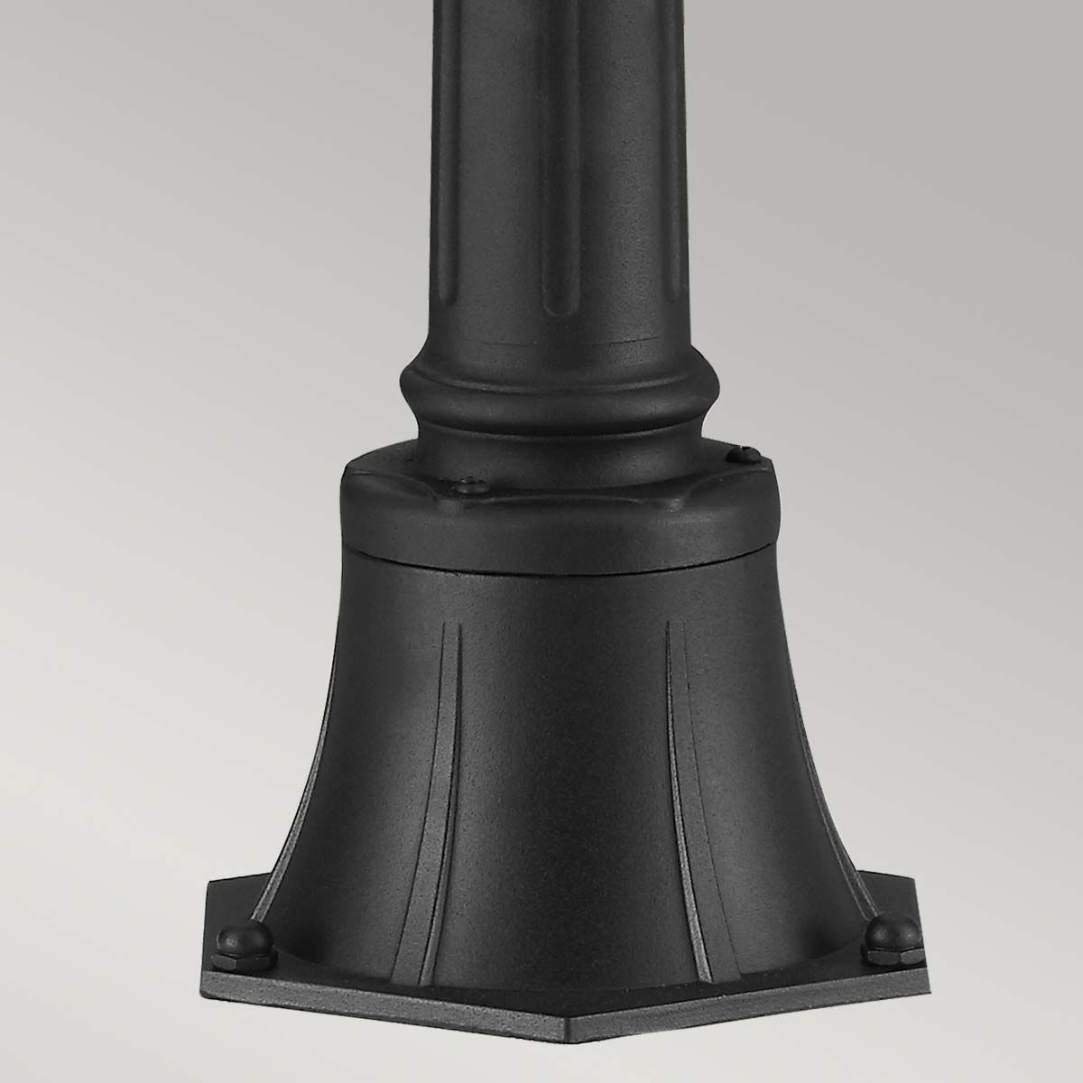 Victorian Elegance Black Pathway Lantern Post