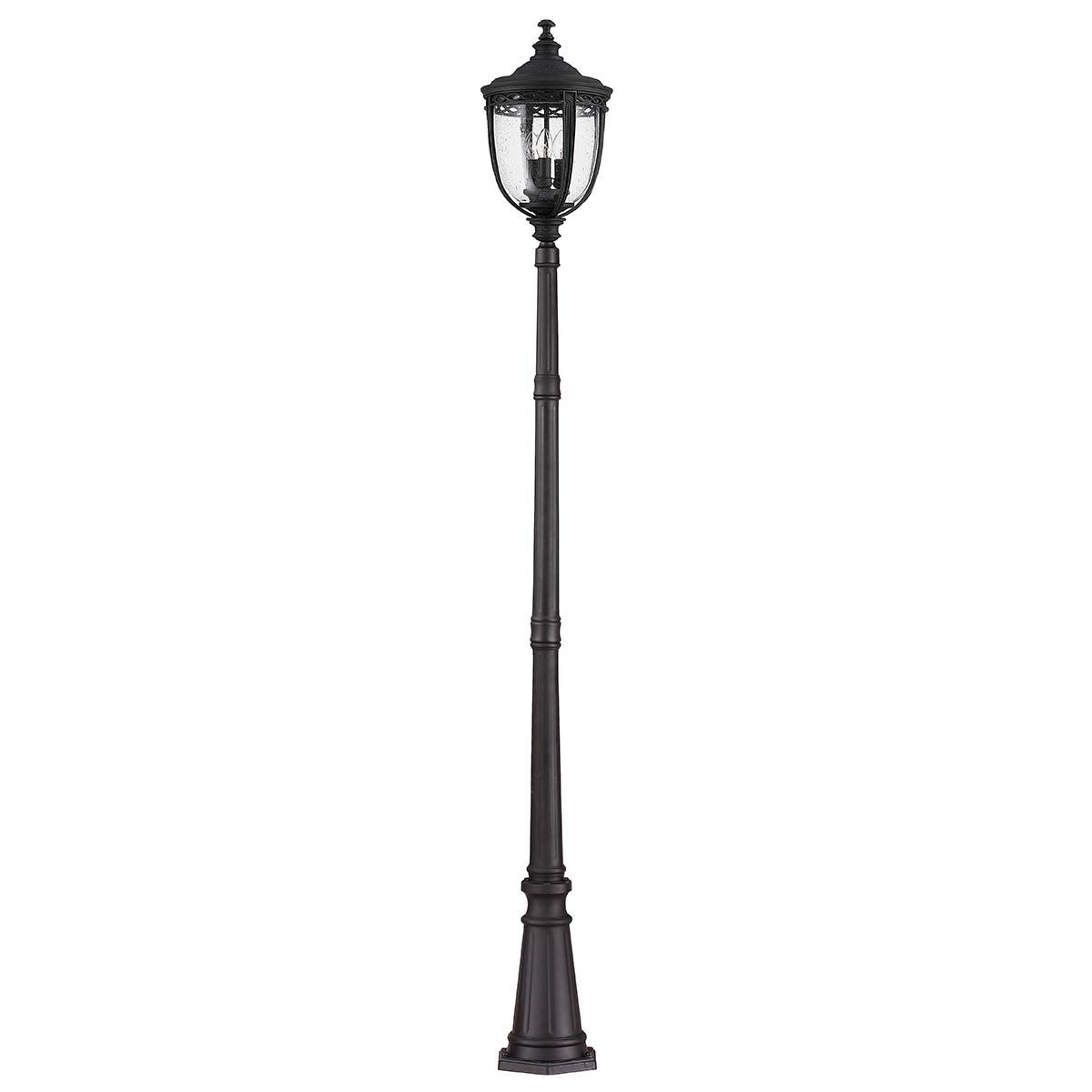 Elegant Victorian Black Post Lantern for Driveway or Avenue