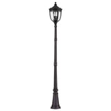 Elegant Victorian Black Post Lantern for Driveway or Avenue