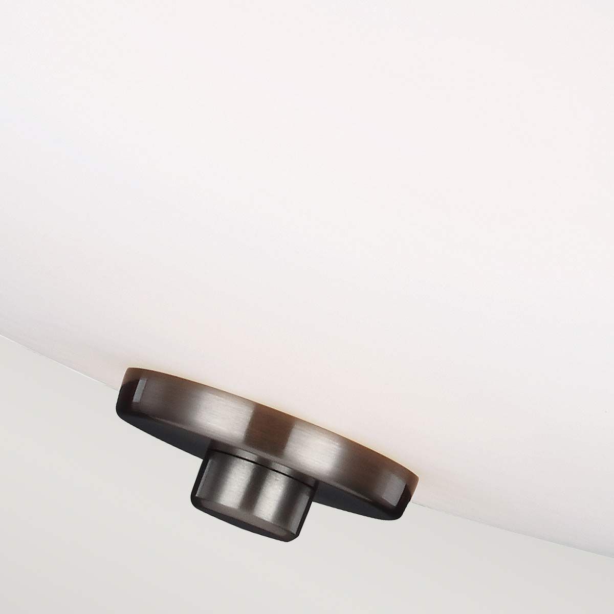 Evington Dual-Light Ceiling Fixture - Satin Nickel Finish