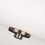 Evington Dual-Light Ceiling Fixture - Satin Nickel Finish