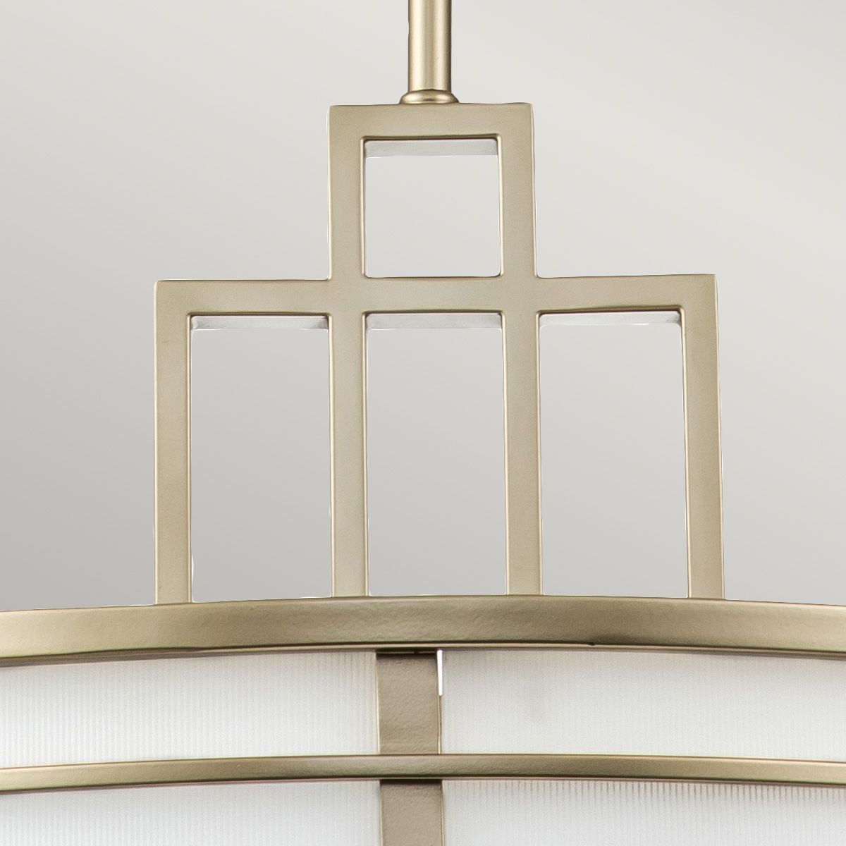Fusion 3lt Large Pendant Painted Natural Brass