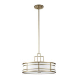 Fusion 3lt Large Pendant Painted Natural Brass