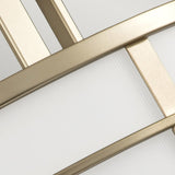 Fusion 3lt Semi-Flush Painted Natural Brass