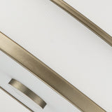 Fusion 3lt Semi-Flush Painted Natural Brass