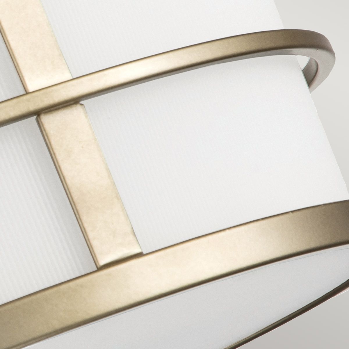 Fusion 3lt Semi-Flush Painted Natural Brass